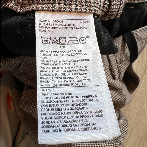 31 Banana Republic Houndstooth Trouser Pant Size 31s - Picture 13 of 13